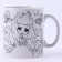Mug for painting, 6 centers. "Flower Fairy"