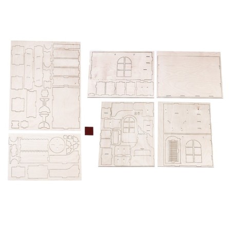 Game set of puppet furniture "Bakery"-9