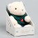 Soft toy "Little Friend", Bear in a green sweater