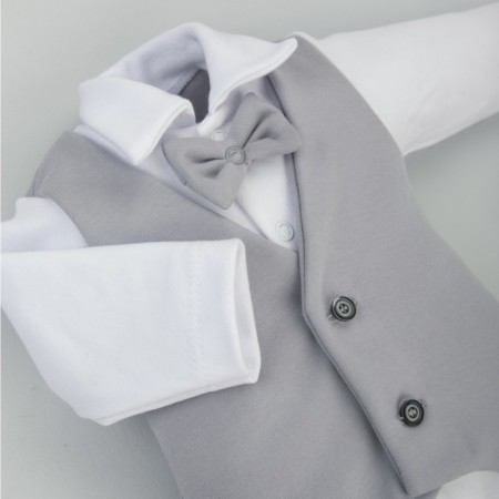 Kinderlitto “Young gentleman” discharge kit, 4 items, height 50-56 cm, color gray color-7
