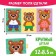 Puzzle with Velcro "Collect-Odvay. Stylish bears "