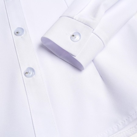 School blouse for girls, white color, height 146 cm-9