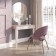 Toilet table "Beatrice No. 5", 850 × 470 × 750 mm, Palermo color / software Latte / Prima Beige