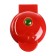 Electrrowflower Luazon WV-01, 350 W, Viennese waffles, anti-stick coating, red