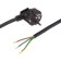 Electric cord with a PVS fork 3x1.5 mm2 2m (black) rexant