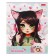 Notebook of 40 sheets in the cage "Cat Girl", cover coated cardboard, offset block 65g/m2, mix