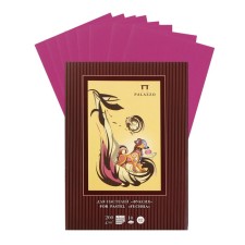 Бумага для пастели А3, 10 листов "Фуксия", 200 г/м², розовая, в папке