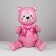 Foil ball 36 "Bear", pink color, under the air