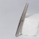Pinzet "Premium" beveled, wide, 9.6 cm, on the blister, silver color