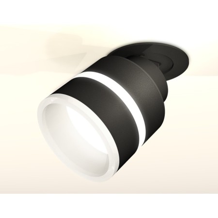 A set of built -in rotary lamp with acrylic Ambrella Light, Techno, XM8102524, Black Black Sand Color-1