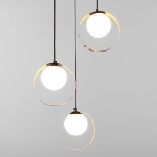 Dublin lamp, 3x7W G9, black color, bronze