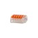 Universal terminal of QMS 222-415, 5-wire transparent 0.08-2.5/4 mm² (blister 10 pcs/unit) rexant