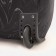 Road bag on wheels, lightning department, outer pocket, black color