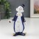 Souvenir Ceramics "Clown with Player Map" Cobalt 13x5.5x8 cm