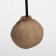 House for cats with a claw, with an oval shelf, 54 x 34 x 80 cm, felt, jute, brown