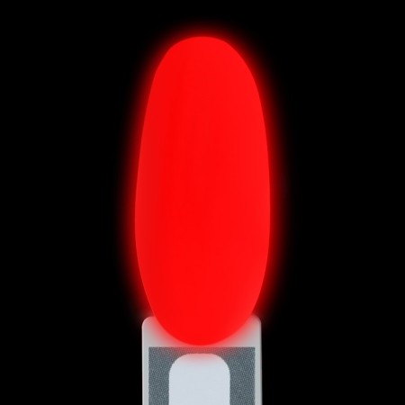 Gel nail polish, Glow in the Dark, 3-phase, 8ml, LED/UV, luminescent, red color (46)-11