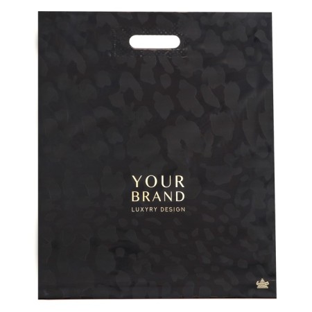 Package "Premium", polyethylene with a cut pen, 38x45 cm, 60 μm