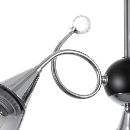 Chandelier "Marianna" 3he27 40w Black 69x69x32.5cm Bayerlux-6