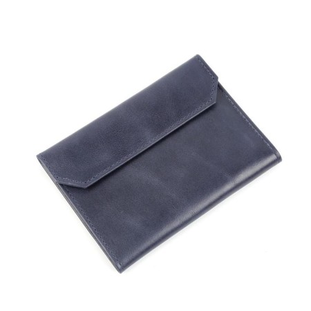 Passport cover on the button, the color is blue