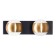 Wall rotary lamp with AMBRELLA LIGHT, WALL, FW575, G9, Black Sand, Gold