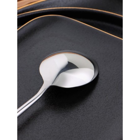 Tablespoon "Thornebury", length 21 cm, thickness 7 mm, silver color-3