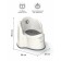 Горшок детский AmaroBaby Ergonomic, с крышкой, цвет молочный