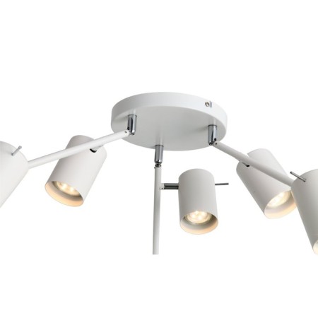 Ceiling lamp ST LUCE. SL597.502.06. 6x3 W, GU10, 3000K, 21x21x42 cm, white color-11