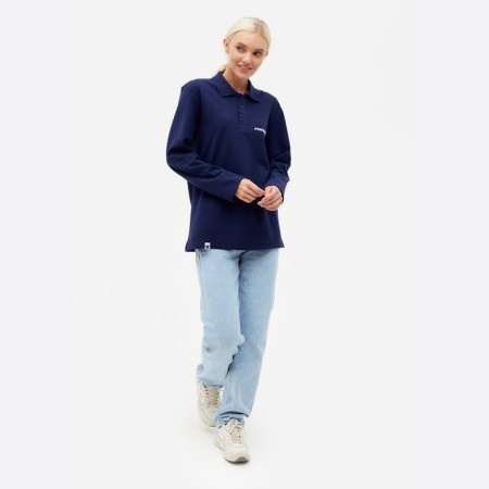 Polo with long sleeve President, size L, blue color-5