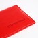 Cover for passport, red color
