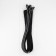 Lightning "Spiral", No. 5, detachable, waterproof, with a reflective tape, castle machine, 60 cm, black/gray color