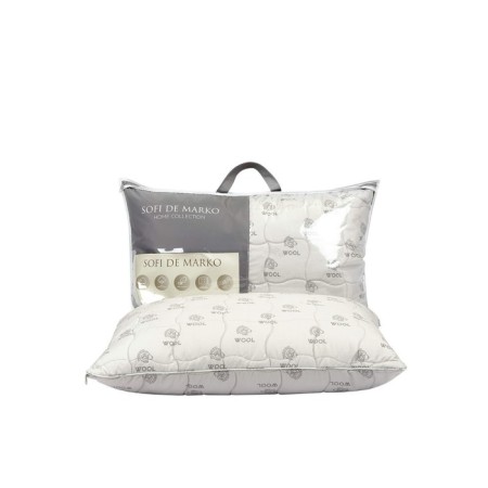 Premium wool pillow, size 50x70 cm-3
