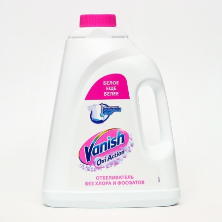 Vanish Oxi Action "Crystal White", Gel, for White Fabrics, 2 liters