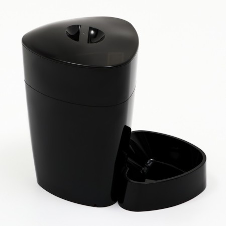 Smart auto feeder, container 4 l, 2 kg of dry food, voice recording function, black-5