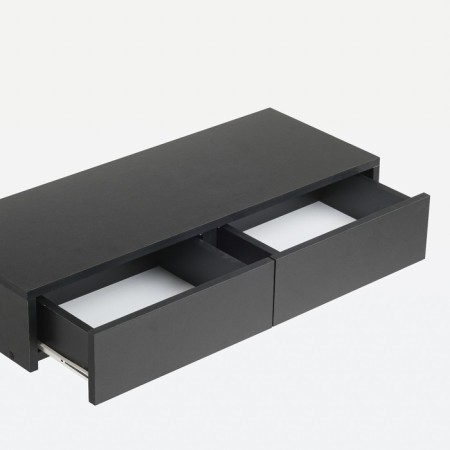 Overnight cabinet with drawers Damascus, 800x300x150, black-2