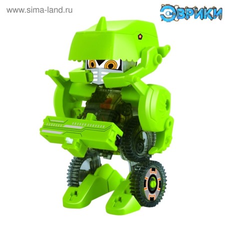 Robot 4 in 1 "dinobot", electronic designer, on batteries-6