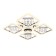 LED ceiling LED with Ambrella Light, Ice, FA288, 4XLED, 116 W, 8700LUM, 3000-6400K, Chromium Color Chrome