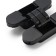 Loop of hidden Lockland installation, 30x110 mm, with 3D regulation, black color is black
