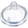 A nipple for a bottle, +0Mes., Slow flow, wide throat 60mm.