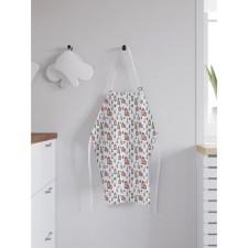 Apron of a kitchen with a “New Year stars” photo print, adjustable, size OS