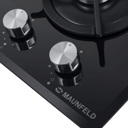 Hlect surface Maunfeld EGHG.32.1CB/G, gas, 2 burners, black glass-3
