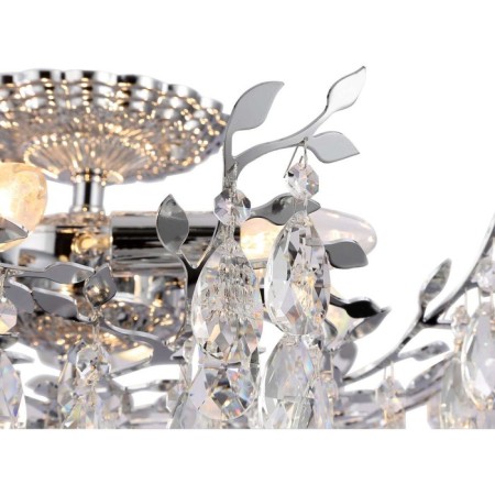 Sofia 6XE14 ceiling chandelier 40W, size 50x50x25 cm, chromium color-1