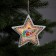 Christmas tree toy "Santa Claus", from batteries, glow warm white