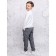 Turtleneck for a boy, height 146 cm, white color