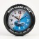 Clock - alarm clock "Racing" children's, discrete move, D -10 cm, 14 x 14 cm, aa