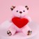 Soft toy "Happiness Priliated", Bear, Mix Colors