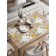 A set of napkins for setting the “Fragrant Pear” table, rectangular, rounded edges, size 30x46 cm, 4 pcs