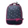 School backpack 38 x 30 x 16 cm, ergonomic back, stavia "meow", gray/black