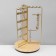 Starfish for jewelry Universal "3-third-party carousel" 18 × 18 × 30 cm, color gold