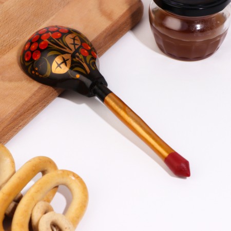 Spoon Poloba "Khokhloma", traditional painting-5