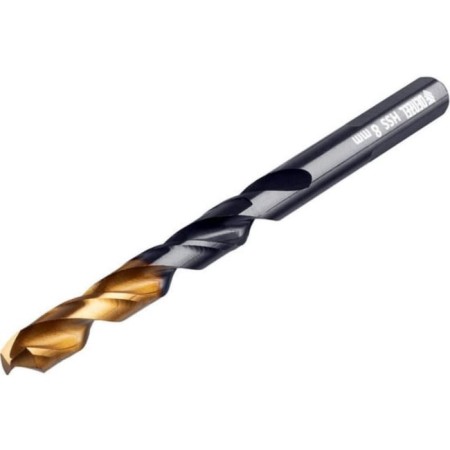Drill Denzel 717219, 8 mm, HSS-Tin, Golden Tip, 8 pcs.-1